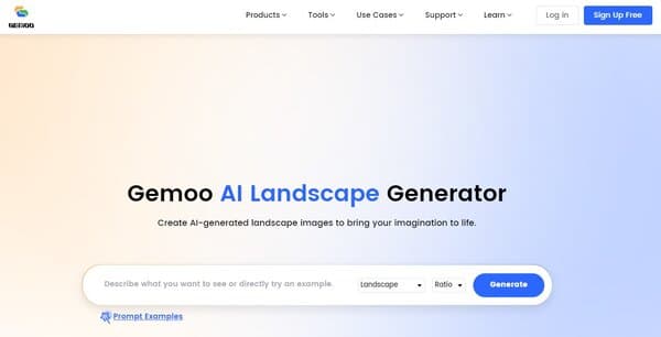 Gemoo AI Landscape Generator