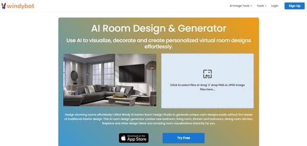 Windybot AI Room Design Generator