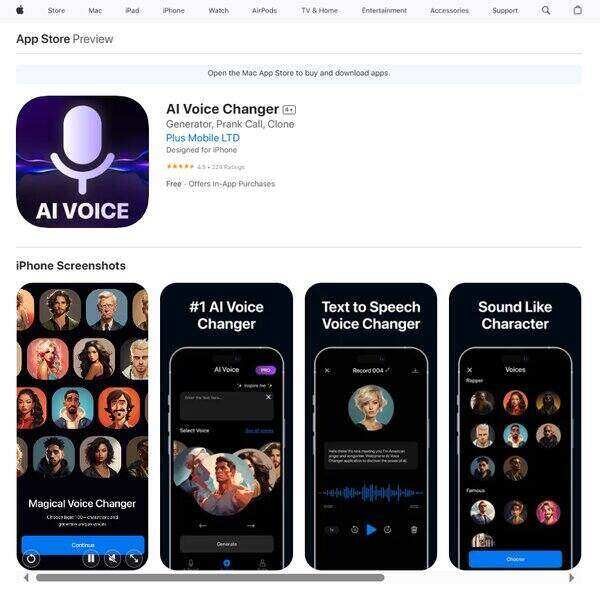 AI Voice Changer App