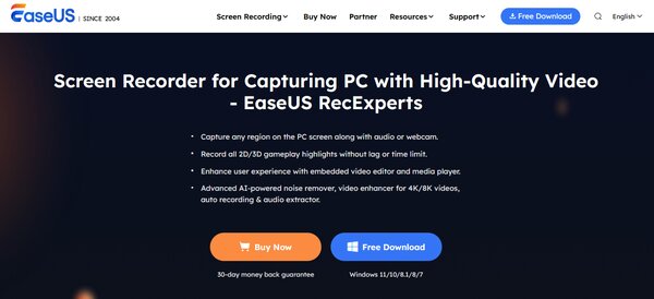 EaseUS Screen Recorder
